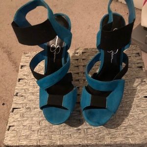 Jessica Simpson strappy heel